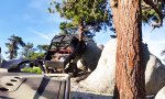 Lustiges Video : Kletterversuch am Fels