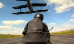 Flugzeug Tail Grab