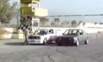Funny Video : Two Cars, One Man