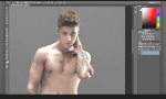 Funny Video : Justin Bieber CK Ad Reverse Photoshopped