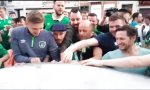 Ein irischer Fan hinterlässt keine Spuren