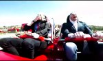 Funny Video : Begegnung mit Taube auf Achterbahn