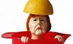 Jetzt gibt’s Saures - Merkel Zitronenpresse