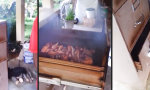 Funny Video - Aktenschrank zum Grill umfunktioniert