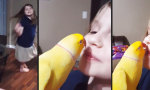 Movie : Gimme a kiss ... thank you!