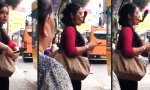 Lustiges Video : Kurzes Nackentraining an der Bushaltestelle