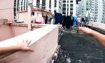 POV Escape von Hong Kongs Dächern