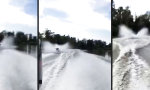 Movie : Immer schön vorsichtig beim Barfuß-Wasserski