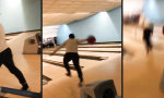Lustiges Video - Profi auf der Bowlingbahn