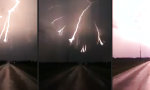 Lustiges Video : Blitz gräbt sich seinen Weg