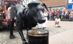 Funny Video : Gigantische Hunde-Marionette