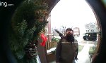 Lustiges Video - Paketdienst hinterrücks attackiert