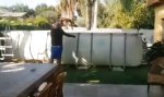 Funny Video : Kontrollierte Pool-Entwässerung