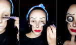 Nettes Makeup zu Halloween