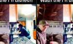 Lustiges Video : Wash the f#ckin dishes