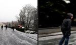 Lustiges Video : Ob´s glatt draußen is?