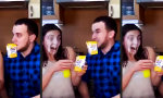 Lustiges Video : Milchige Steilvorlage
