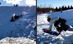 Funny Video - Rodeln mit Airbag