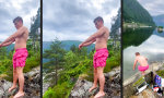 Funny Video - Springen ohne abzurutschen