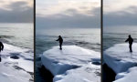 Lustiges Video : Die eisglatten Grenzen ausloten