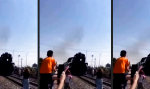Lustiges Video : Das erste mal den Fuß vor die Tür gesetzt