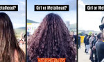 Haar-Roulette auf dem Festival