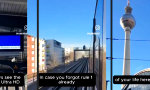 Manni zeigt Touristen die Sonne