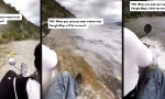 Funny Video : Die Straße hört auf, der Fahrer nicht