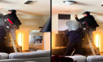 Funny Video : Wartung mit Wohnzimmerblick